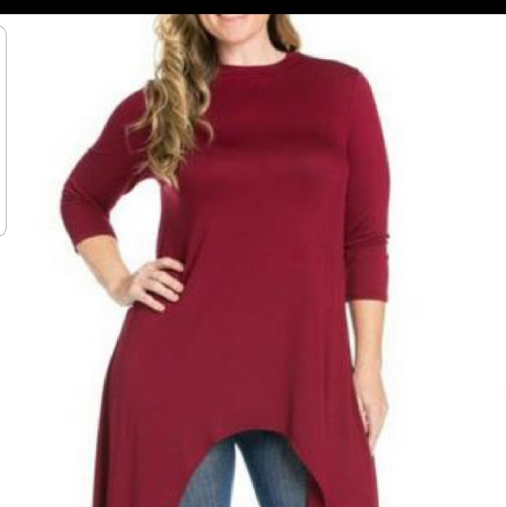 Burgandy Tunic